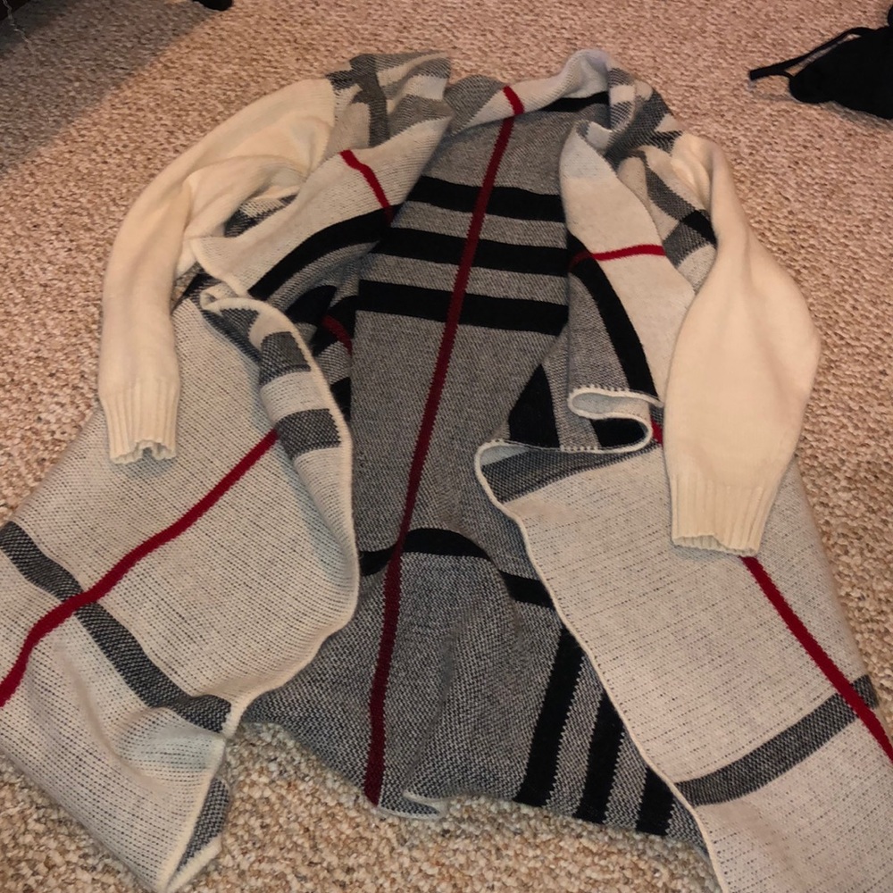 Plaid Cardigan